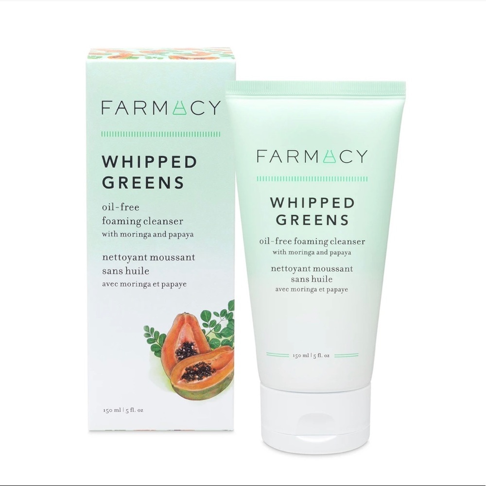Farmacy Whipped Greens Oil-Free Foaming Cleanser 150ml - New in Box